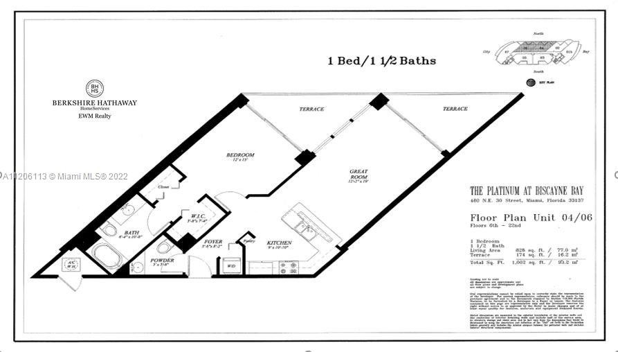 10. Condominiums 為 特賣 在 480 NE 30th St , 1804 Broadmoor Plaza, Miami, FL 33137