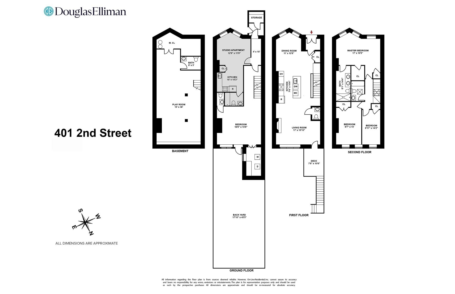 1. Multi Family Townhouse for Sale at 401 2ND ST, TOWNHOUSE Park Slope, Brooklyn, NY 11215