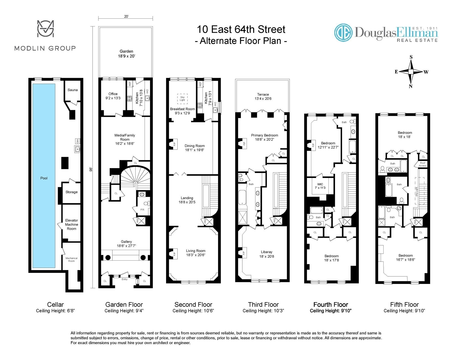 2. Single Family Townhouse for Sale at 10 E 64TH ST, TOWNHOUSE Lenox Hill, New York, NY 10065