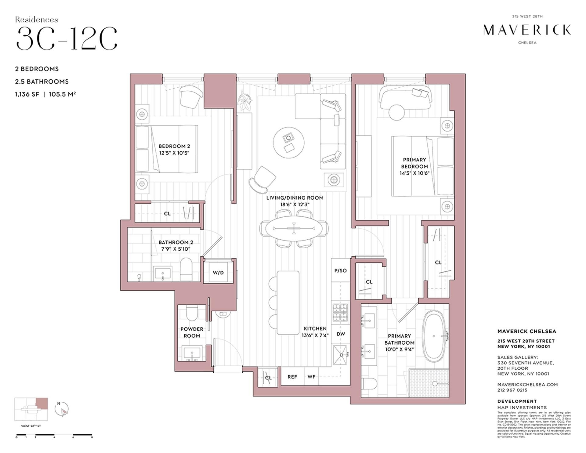 1. Condominiums for Sale at Maverick, 215 W 28TH ST, 9C Chelsea, New York, NY 10001