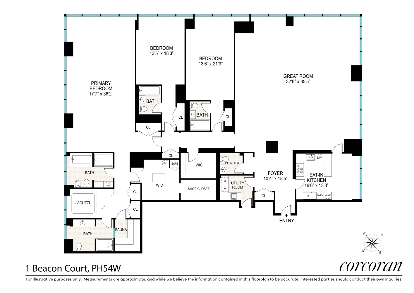 Property at One Beacon Court, 1 BEACON CT, PH54W Midtown East, New York, New York 10022