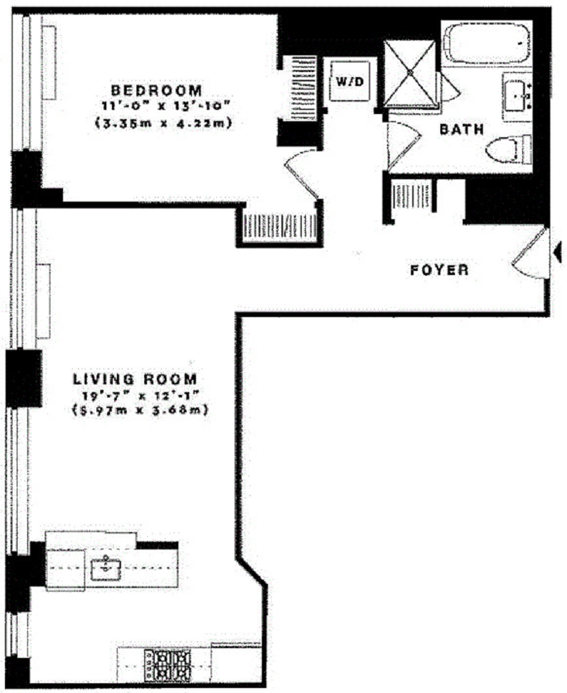 Condominium for Sale at The Avery, 100 RIVERSIDE BLVD, 7U Lincoln Square, New York, New York 10069