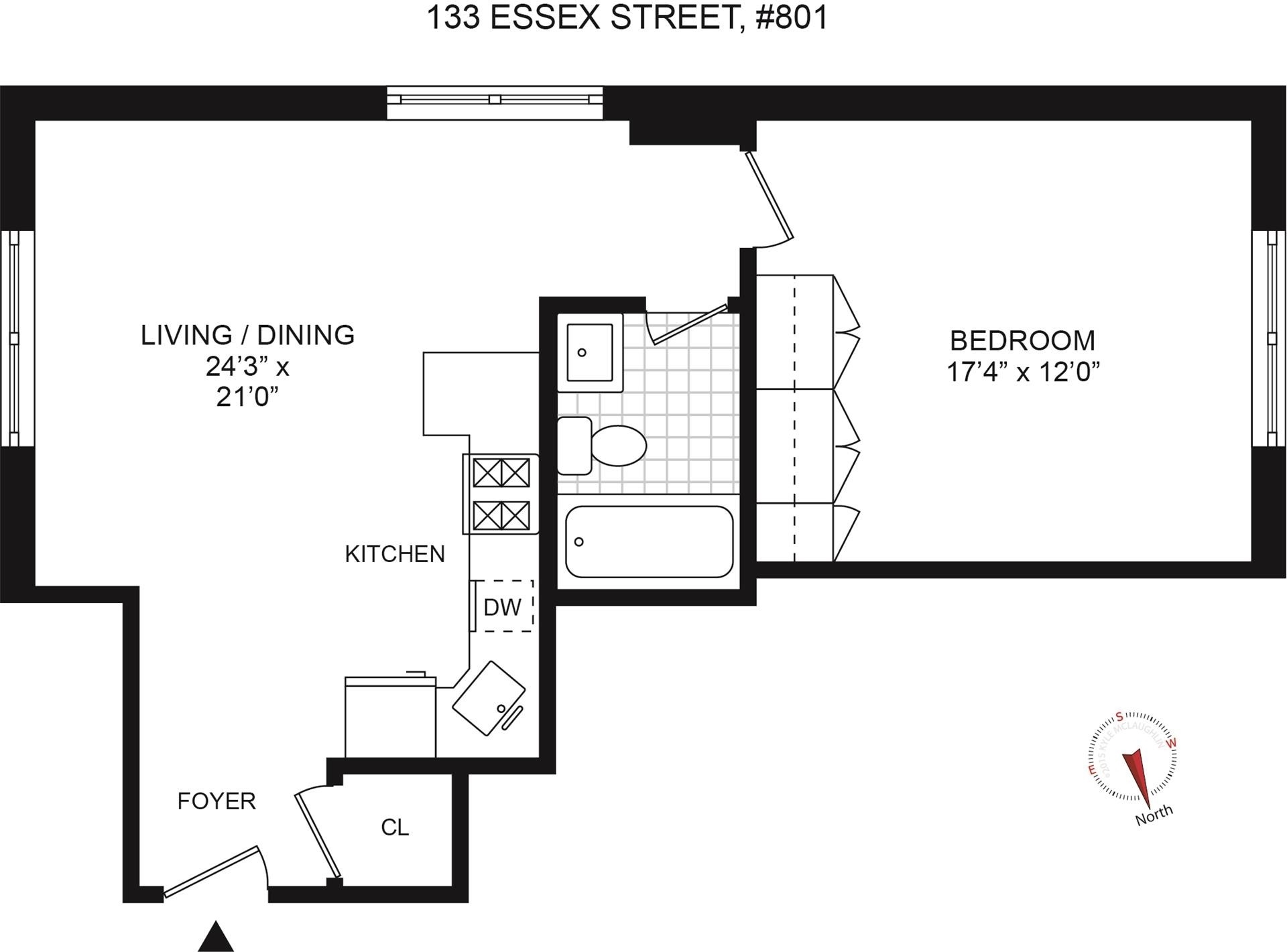 1. Condominiums at 133 Essex St, 801 New York