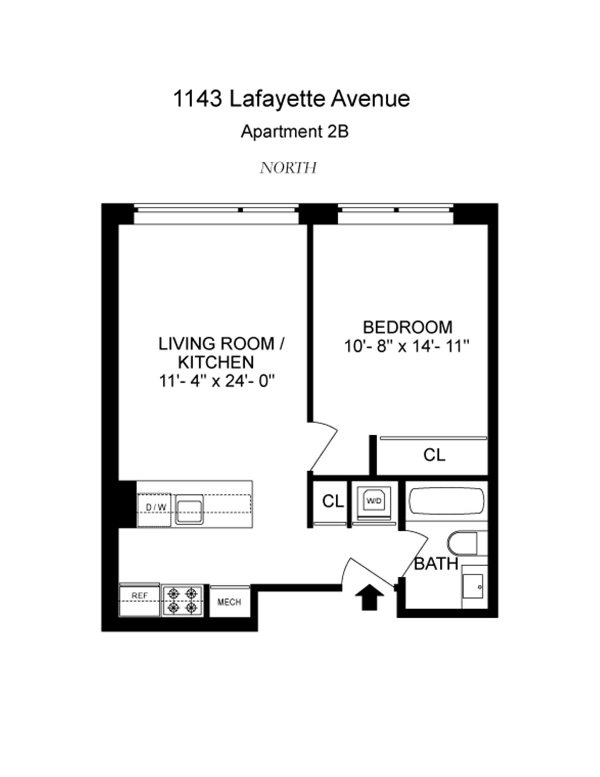 1. Condominiums at 1143 Lafayette Avenue, 2B Brooklyn