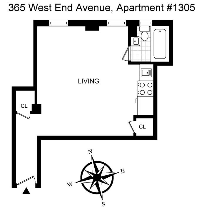 Rentals at 365 West End Avenue, 1305 New York