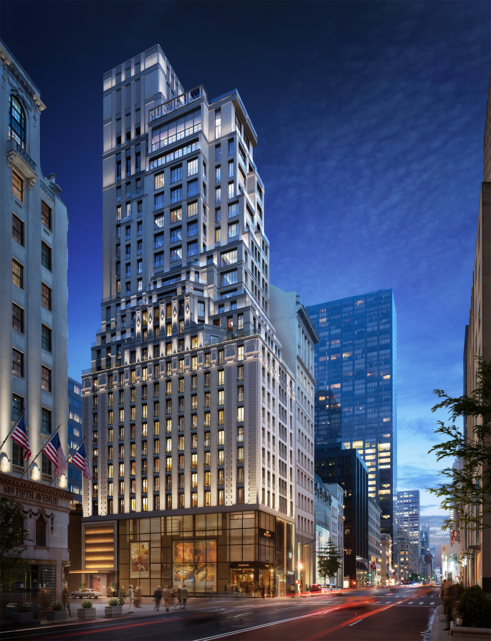 15. Mandarin Oriental Residences Fifth Avenue building at 685 Fifth Ave, Midtown East, New York, New York 10022