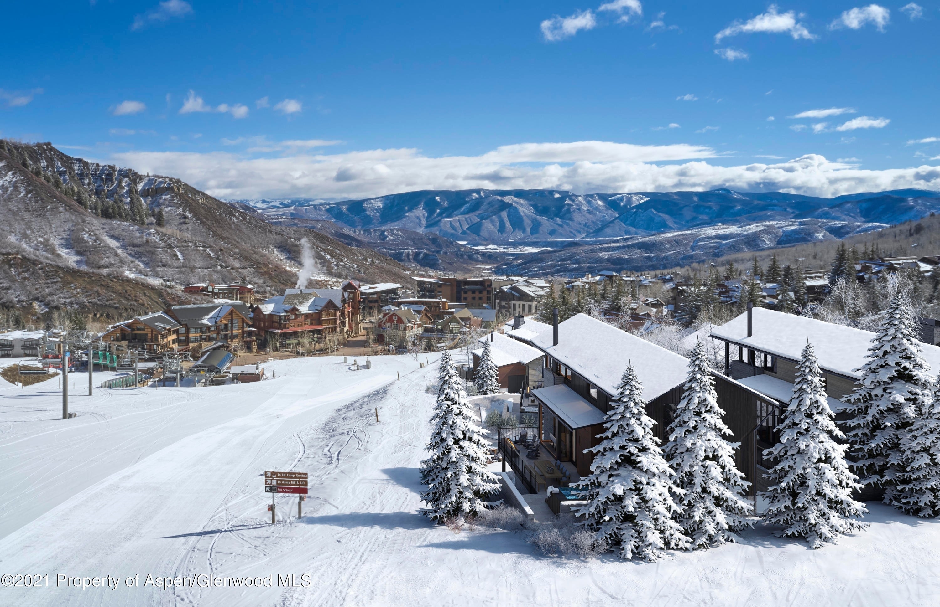 1. Single Family Homes for Sale at 411 Wood Road, #2 Snowmass Village, Colorado 81615