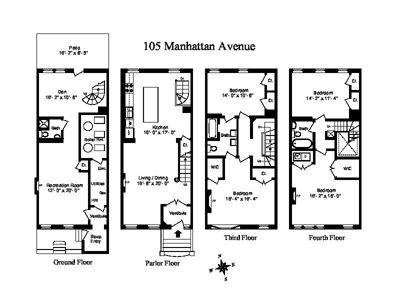 Property at 105 MANHATTAN AVE, TOWNHOUSE Manhattan Valley, New York, New York 10025