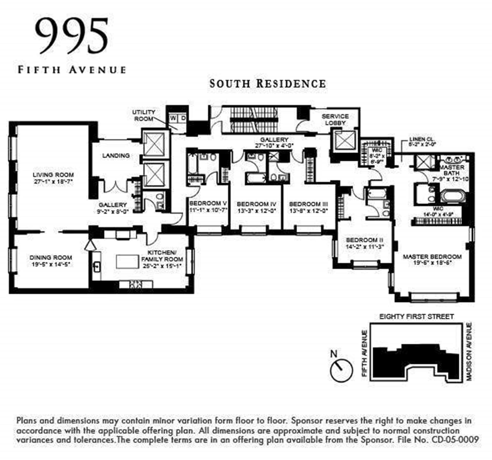 1. Rentals at 995 FIFTH AVE , 12S New York
