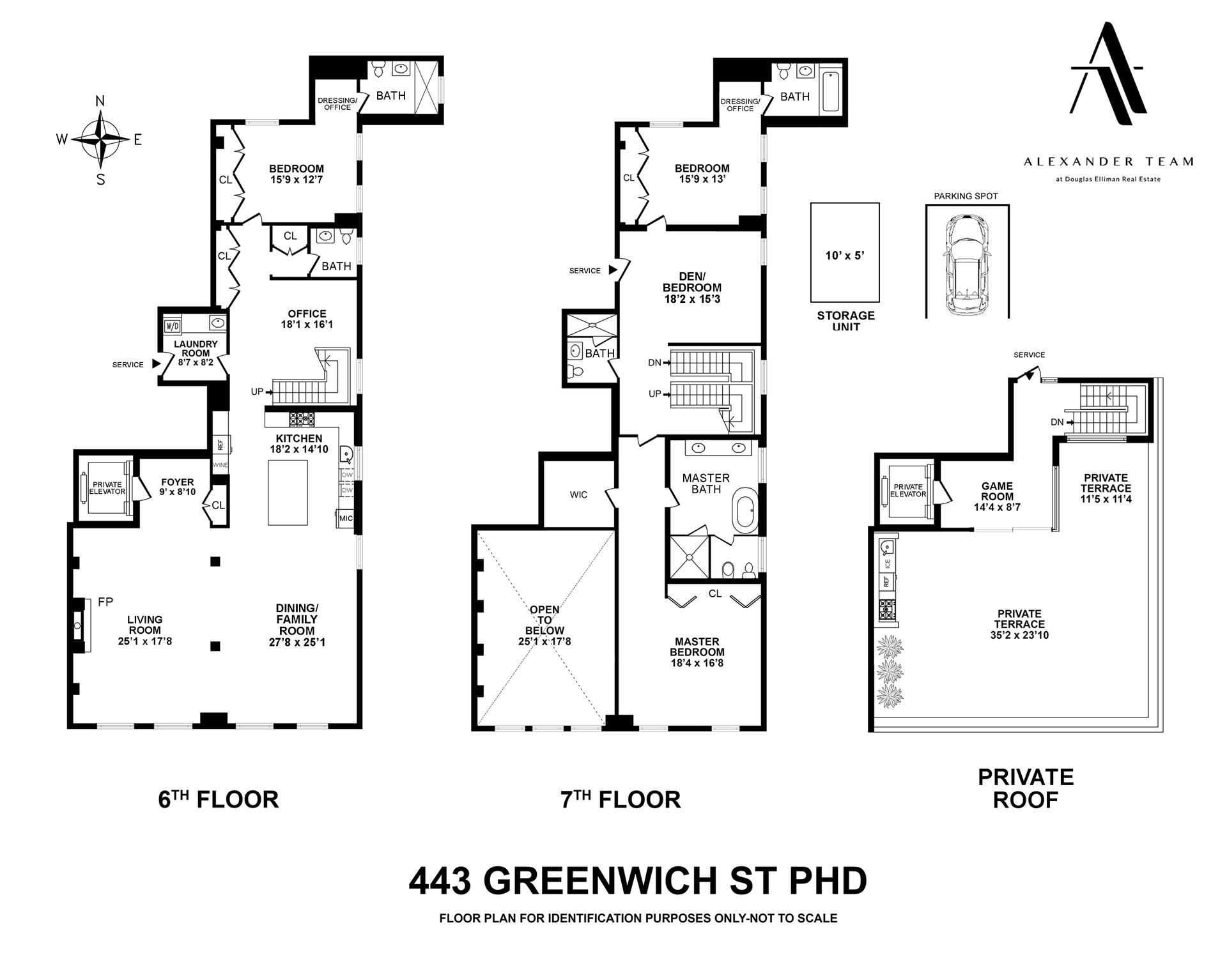 2. Condominiums для того Продажа на 443 GREENWICH ST , PHD TriBeCa, New York, NY 10013
