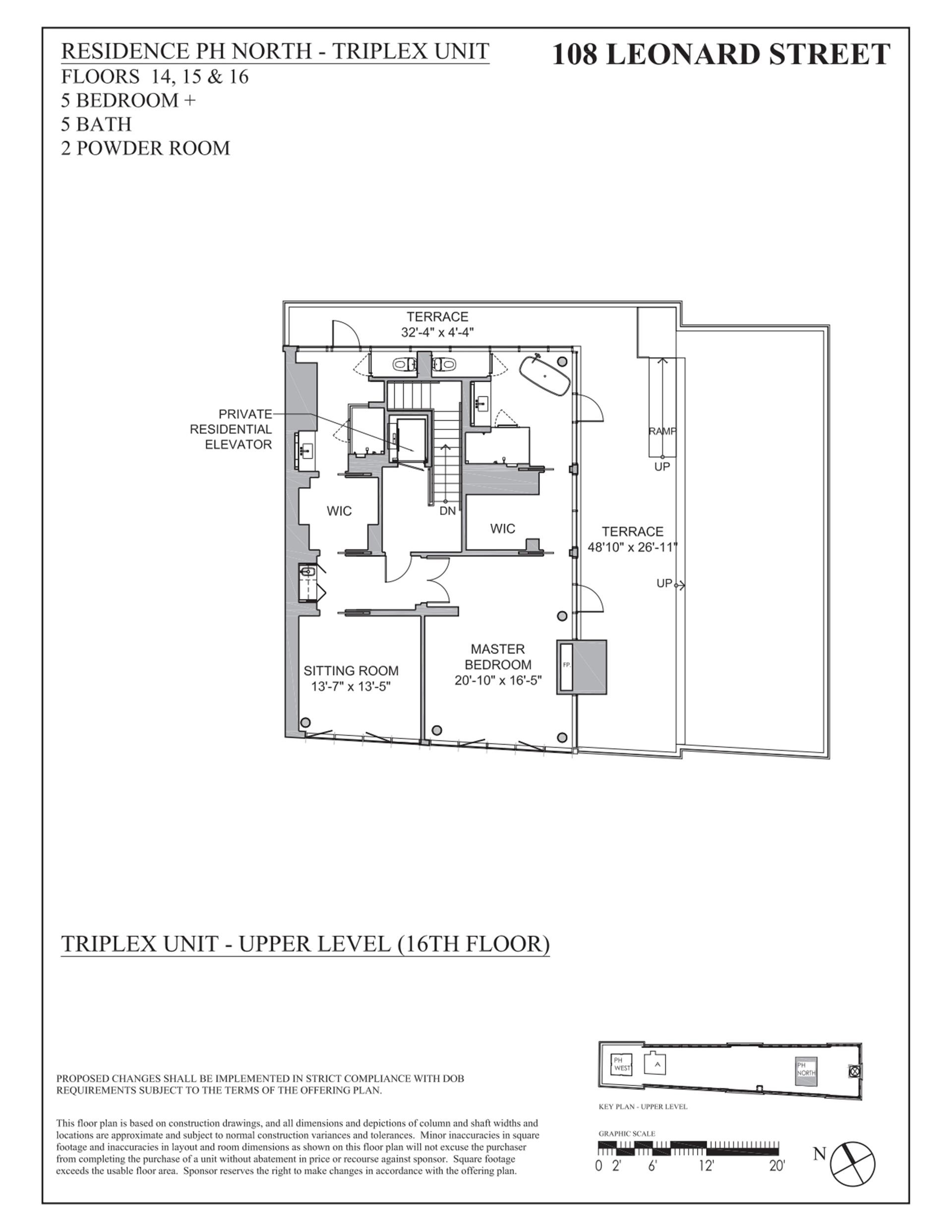 3. Condominiums для того Продажа на 108 LEONARD ST , PHN TriBeCa, New York, Нью-Йорк 10013