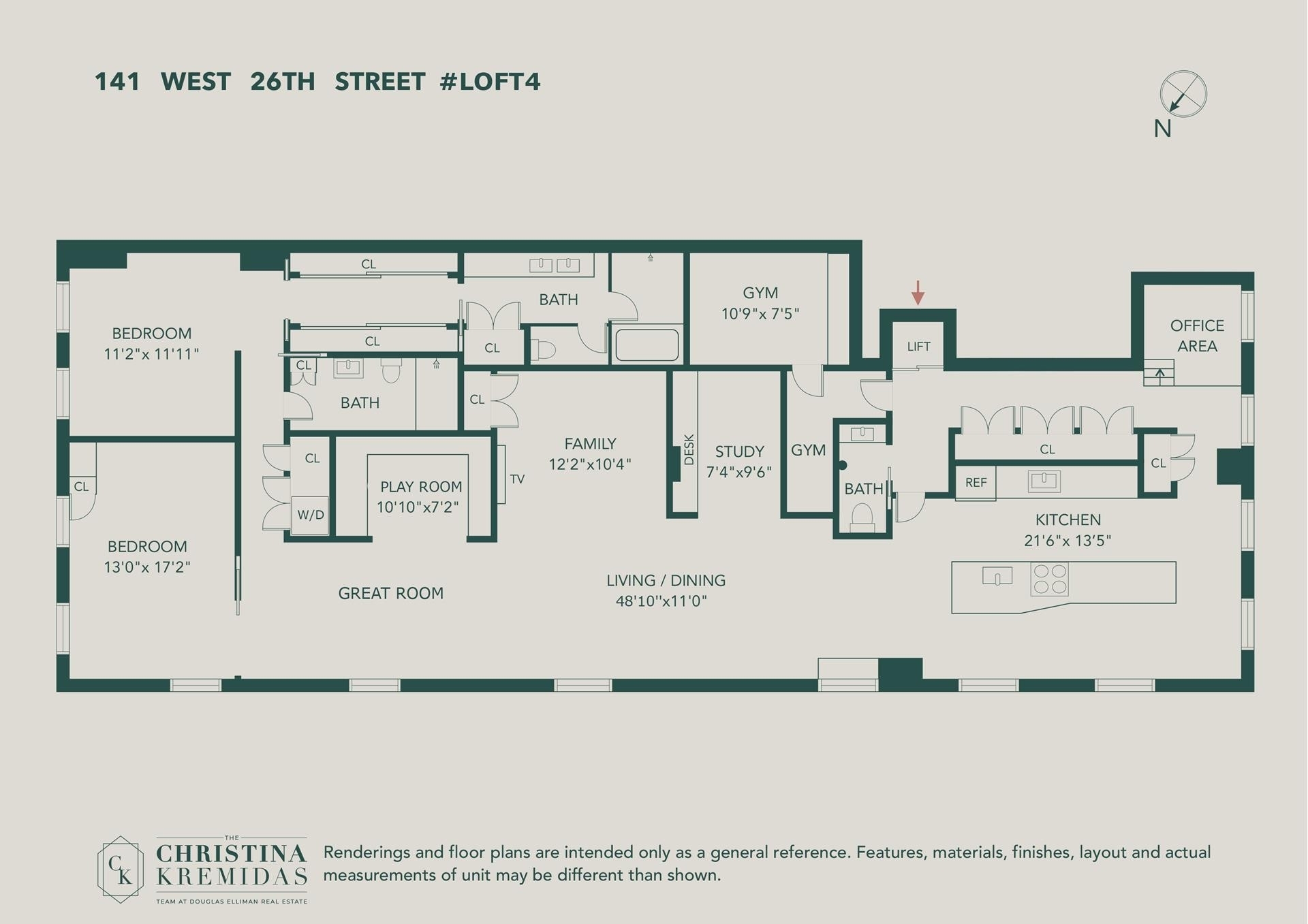 1. Co-op Properties for Sale at 141 W 26TH ST , LOFT4 Chelsea, New York, New York 10001
