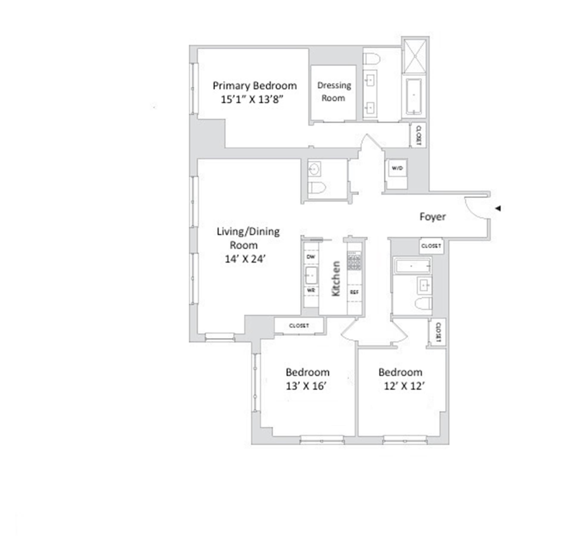 1. Condominiums for Sale at 30 PARK PL, 47E TriBeCa, New York, New York 10007