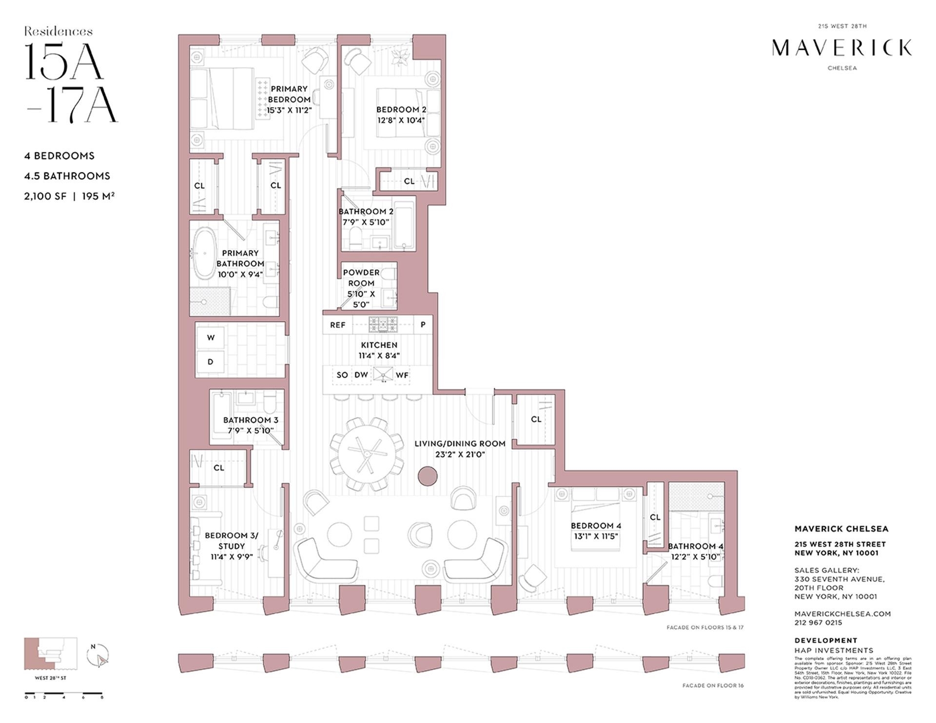1. Condominiums for Sale at Maverick, 215 W 28TH ST, 16A Chelsea, New York, New York 10001