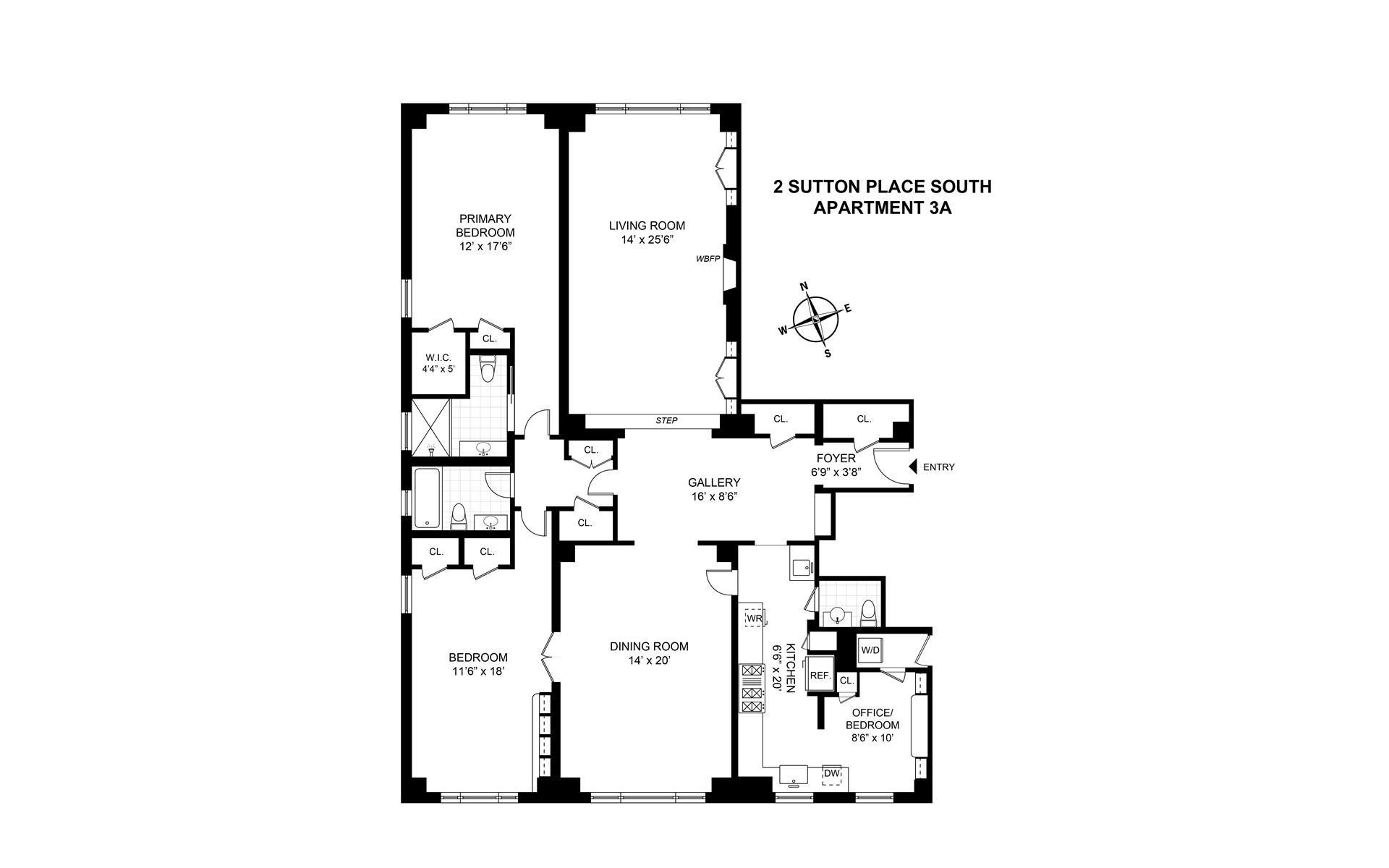 1. Co-op Properties for Sale at 2 SUTTON PL S, 3A Sutton Place, New York, New York 10022