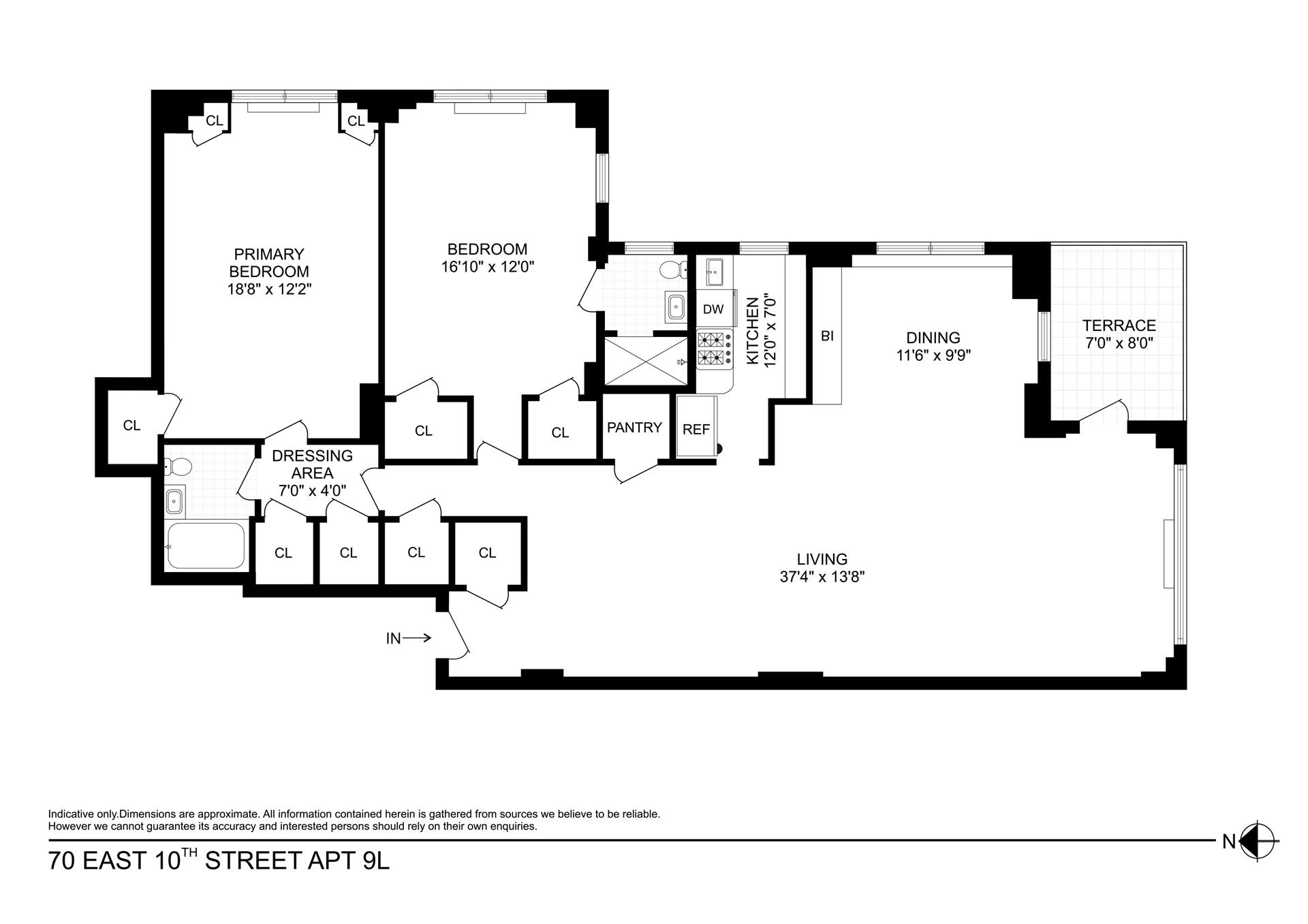 1. Co-op Properties for Sale at Stewart House, 70 E 10TH ST, 9L Greenwich Village, New York, New York 10003