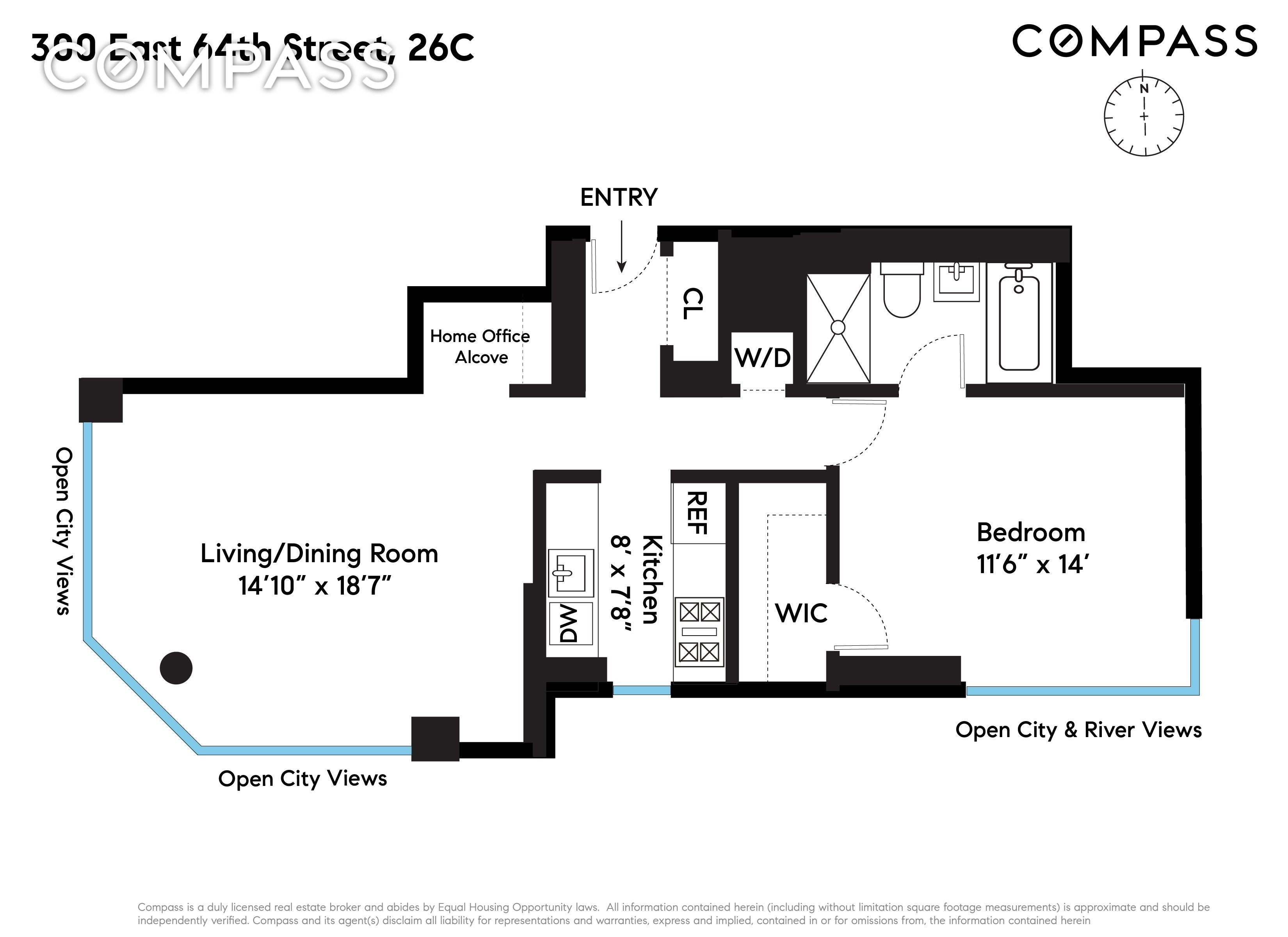 Condominium for Sale at Sixtyfour, 300 E 64TH ST, 26C Lenox Hill, New York, New York 10065